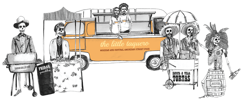 day of the dead taco truck